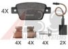 OPTIMAL 12541 Brake Pad Set, disc brake